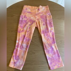 Athleta crop leggings, size small